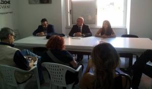 Romeo De Angelis in conferenza stampa