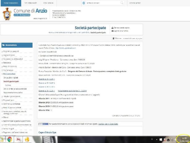 sitocapodanziotrasparenza